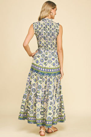 Willow Floral Tiered Maxi Dress - Indigo Republic Boutique