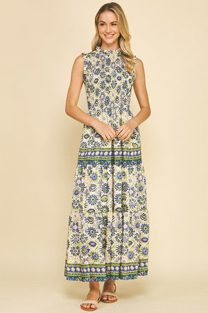 Willow Floral Tiered Maxi Dress - Indigo Republic Boutique