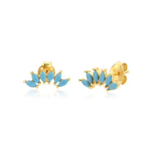 <p>Marquis Arch Stud Earrings</p>