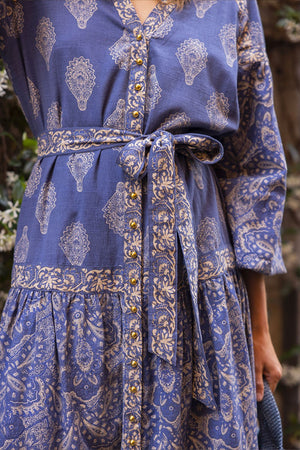 <p>Isabela Paisley Maxi Dress</p>