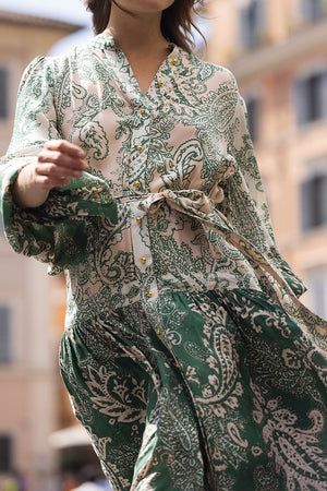 <p>Carlota Printed Maxi Dress O/S</p>